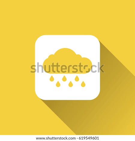 rain icon. weather sign