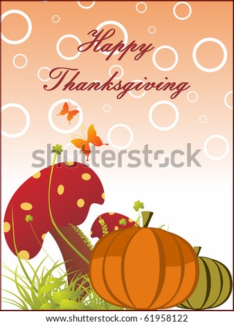 vector illustration for happy thanksgiving day celebration