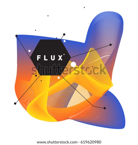 Vector Graphic Background Dynamic Effect. Gradient Abstract Vector Illustration. Design Template. Modern Pattern.