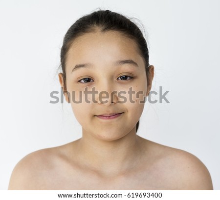 Petite Teen Girl Smiling