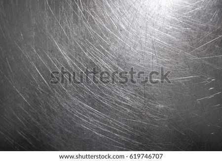 Scratched Aluminium Metal Background Texture spot light