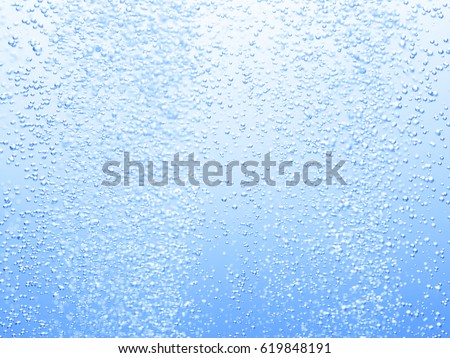 Air bubbles of the soda Royalty-Free Stock Photo #619848191