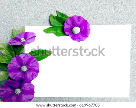 Mock up with lilac flowers and drawing pins background wallpaper