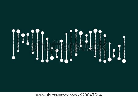 Molecular structure of DNA. DNA. Vector illustration. Royalty-Free Stock Photo #620047514