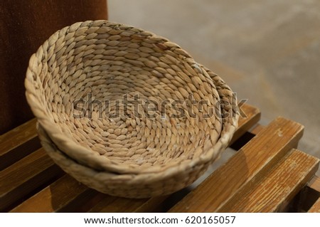 Basket alms christian church Royalty-Free Stock Photo #620165057