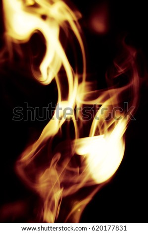 A fire texture design on a black background. 