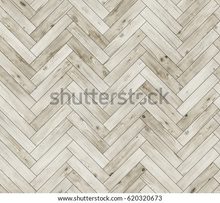Herringbone bleached natural parquet seamless floor texture