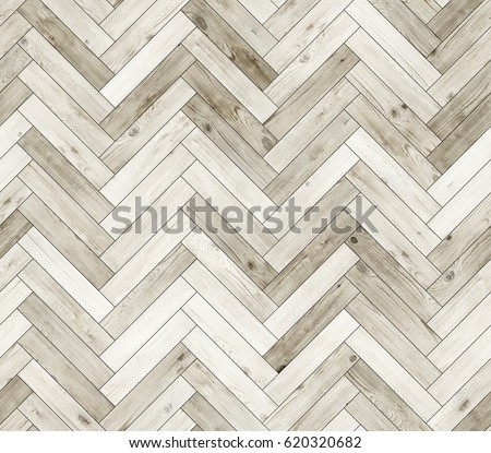 Herringbone bleached natural parquet seamless floor texture