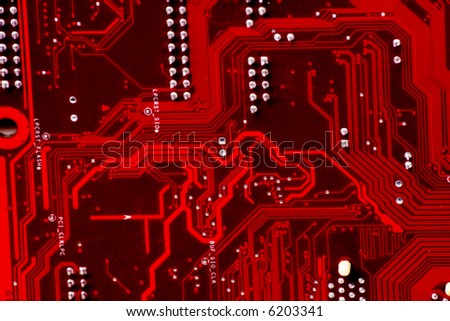 Technics background: computer circuit board