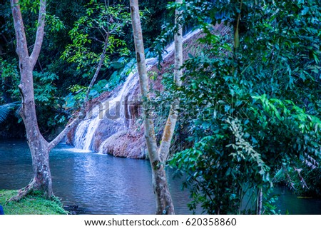 Phu Sang waterfall at Phayao province, Thailand.