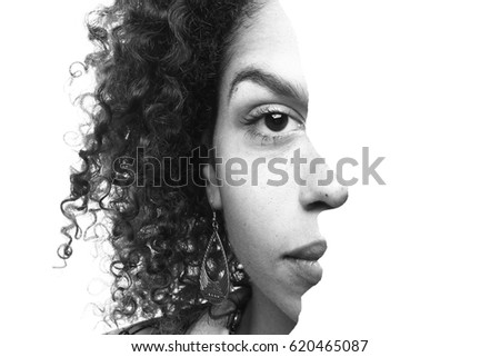 Two faces Royalty-Free Stock Photo #620465087