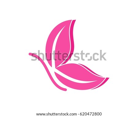 butterfly icon vector illustration template
