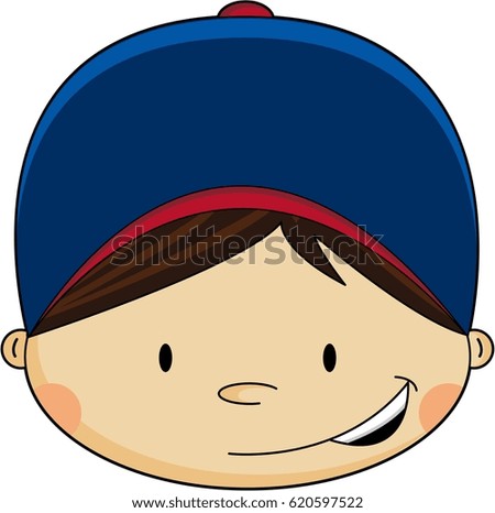 Cartoon Baseball Boy