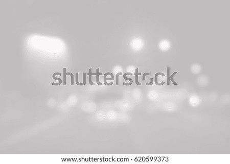 Picture blurred  for background abstract and can be illustration to article of traffic in night