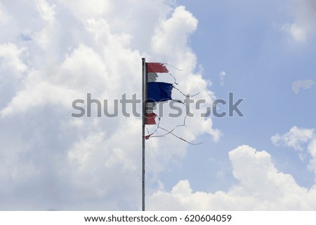 The National Flag of Thailand