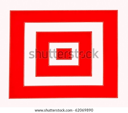 The Red square ceramic texture