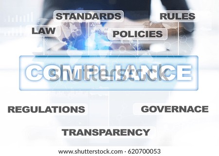 Compliance business concept. 