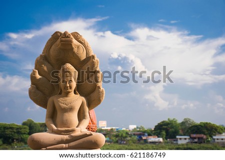 Wat luang Temple in Ubon Ratchathani city, Thailand.