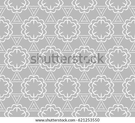 Seamless floral pattern. vector illustration. For design, wallpaper, background fills, fill, card, banner, flyer. Ethnic ornament
