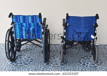 Wheelchair back view