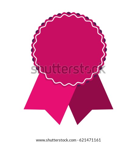 Pink award ribbon