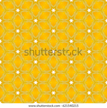 Seamless pattern art, abstract geometry generated from orange slices image. Good for web page, graphic design, catalog, textile or texture printing & background.