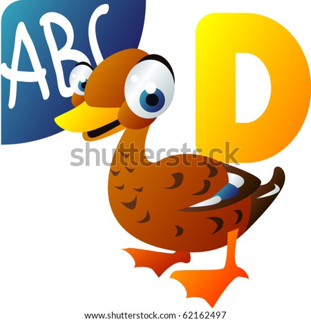 animal alphabet: C is for Duck