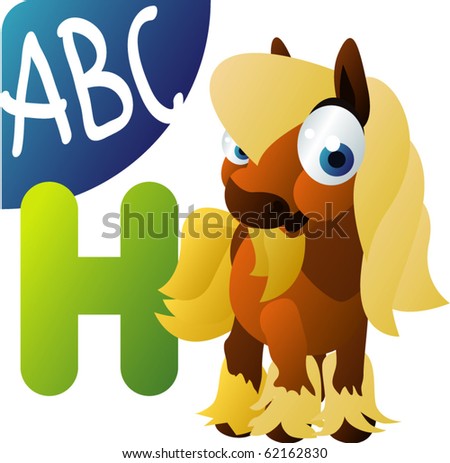 animal alphabet: H is for Horse