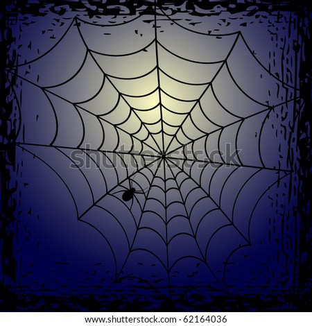 Spider web card