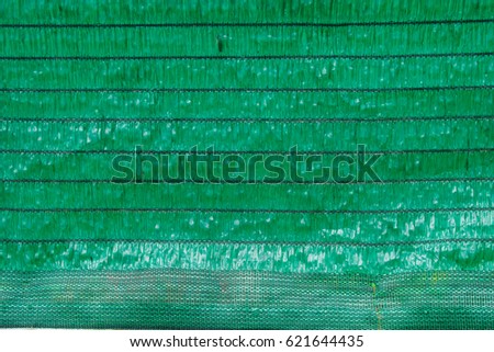 Green shading Net For the sun and rain