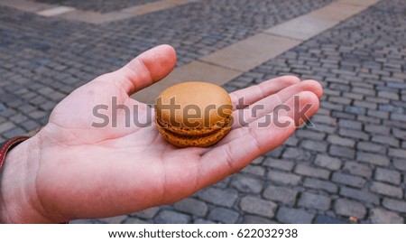 Macarons, typical french dessert