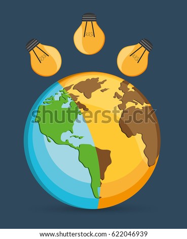 global warming related icons image