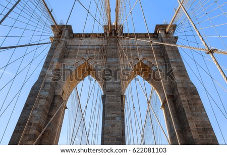 Brooklyn Bridge, New York City business, water, brooklyn skyline