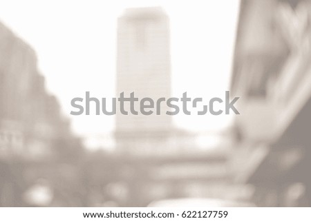Blurred abstract background of Traffic in city
