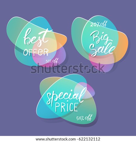  Sale badges and special offer tags. creative banners for web and print. 