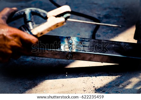 Welding steel during hot summer