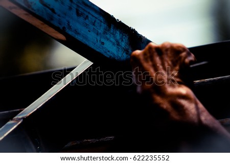Welding steel during hot summer