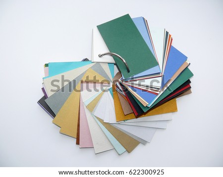 paper samples colorful