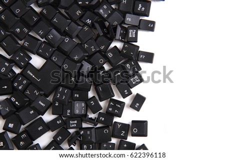 black keyboard key texture as nice background