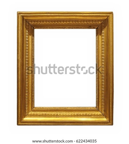 Gilded wooden frame for a picture or a mirror