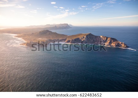 Cape Point Aerial Royalty-Free Stock Photo #622483652