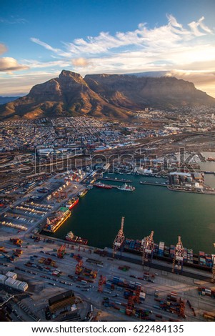 Cape Town Aerial  Royalty-Free Stock Photo #622484135