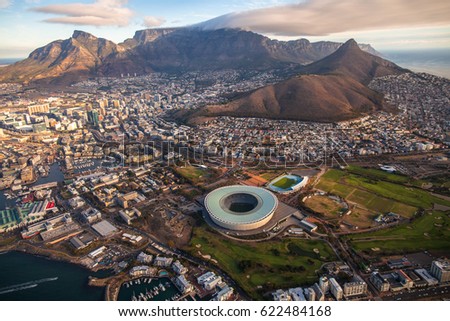 Cape Town Aerial  Royalty-Free Stock Photo #622484168