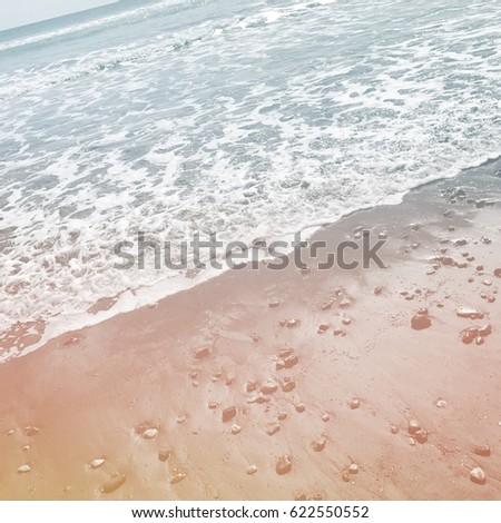 summertime landscape lovely ocean waves tour water vacation froth summer nature land outdoor outside landscape travel holiday background scene coast ripple earth tropical ocean foam wave shoreline bea