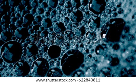 Bubbles background / combination of soap and water t