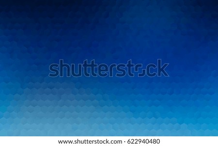 Light blue vector modern geometrical abstract background. Texture, brand-new background. Geometric background in Origami style with gradient. 