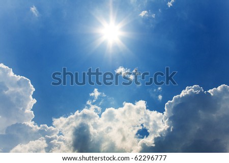 sunny sky background