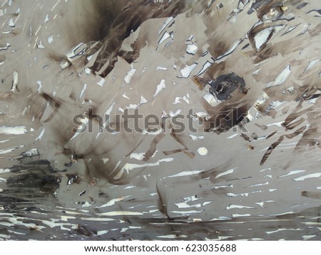 texture putty repair  metal abstract background  of  car