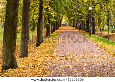 Autumn park Kadriorg, Tallinn