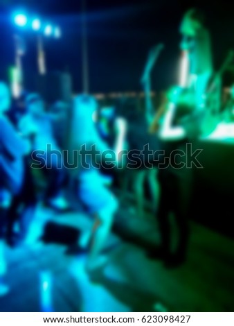 blurred photo, Blurry image, Night Party Concert, background